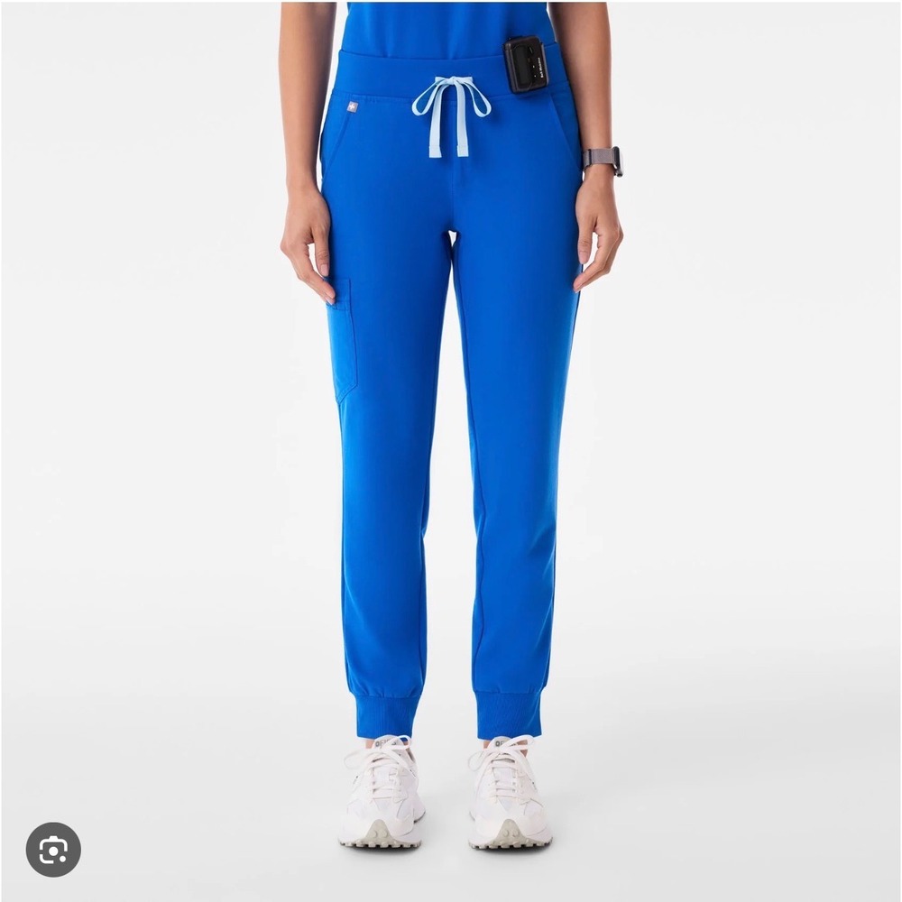 Figs Zamora Jogger Scrub Pants Royal Blue Nurse Medical Doctor RN NP Womens XXSP
